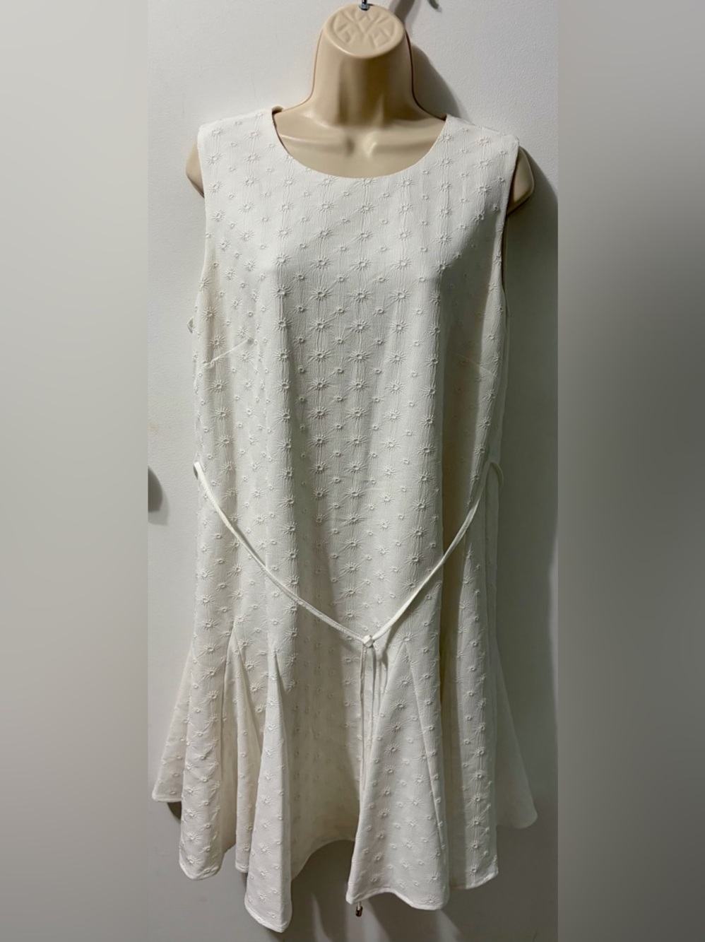 Tommy Hilfiger White Fit and Flare Dress